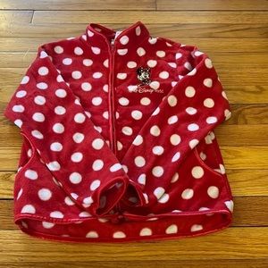 Disney‎ Parks Minnie Mouse Fleece Girls Size Large ❤️